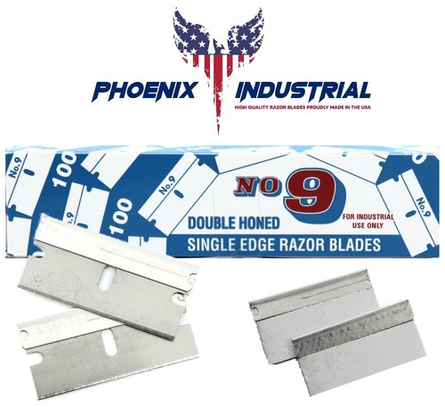 100 pack 009 single edge - .009, #9